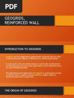 Geogrids, Reinforced Wall