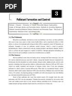 Pollutant Formation and Control: 3.1 The Pollutants