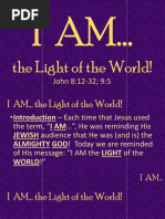 I AM The Light of The World