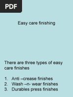 Easy Care Finish