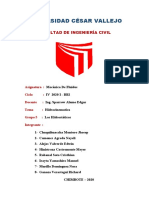 Informe HIDROCINEMATICA