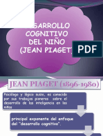 Desarrollo Cognitivo Del Niño. Jean Piaget PDF