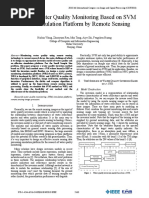 Design of Water Quality Monitoring Based On SVM and Its Simulation Platform by Remote Sensing