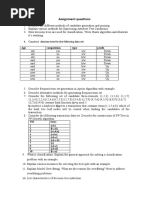 Assignment Questions: 4. Construct Decision Tree For The Following Data Set