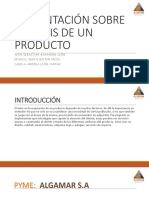 Presentación Sobre Analisis de Un Producto