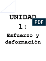 Unidad 1 Esfuerzo y Deformacion