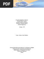 UNAD: Trabajo - Colaborativo AUTÓMATAS Y LENGUAJES FORMALES/FASE1