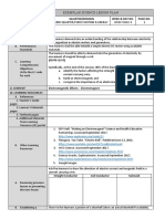 Grade Level Quarter/Domain Week & Day No. Page No.: Exemplar Science Lesson Plan