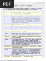 Javanotes 5.1.2, Answers For Quiz On Chapter 7