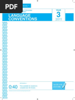 Language Conventions: National Assessment Program Literacy and Numeracy