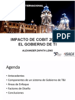 Impacto de Cobit 2019 en El Gobierno de TI - Alexander Zapata PDF