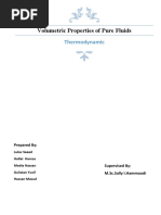 Volumetric Properties of Pure Fluids: Thermodynamic