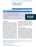 Foot and Ankle Stress Fractures in Athletes: Michael C. Greaser