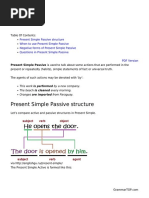 Present Simple Passive