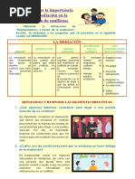 Explicamos La Importancia de La Mediación en La Solución de Conflictos