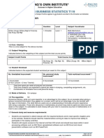 Bus105 Business Statistics T1 2019 PDF