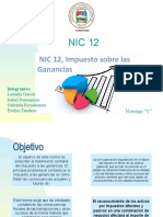 Nic 12 Impuestos A Las Ganancias