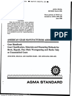 AGMA390-03 Gear Measurement Metodes