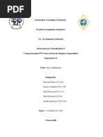 Lab #2 Comportamiento PVT de Las Sustancias Simples Compresibles