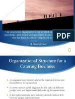 Catering Management (Organizational Structure)