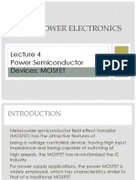 Eee421: Power Electronics: Power Semiconductor Devices: MOSFET