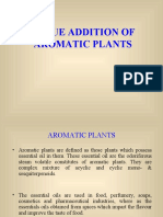 Value Addition of Aromatic Plants