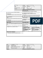 Skills Pedagogy (Strategy/Activity) : Content Standard