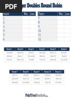 12 Player Doubles Round Robin PDF