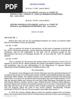 Petitioner Vs Vs Respondents: Second Division