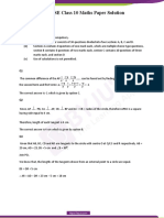 CBSE Class 10 Maths Paper Solution: General Instructions