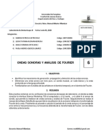 Prac 5 - Ondas Sonoras y Análisis de Fourier