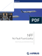 No Fault Found Policy: A320 Family and A330/A340 Family