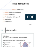 Continuous Distributions