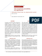 Pérdidas Sanguíneas Permisibles, Modelo Exponencial: Allowable Blood Loss: An Exponential Model