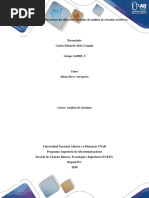 Unidad 2 - Fase 2 - Reconocer Los Diferentes Métodos de Análisis de Circuitos Resistivos.