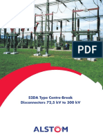 S2DA Type Centre-Break Disconnectors 72,5 KV To 300 KV