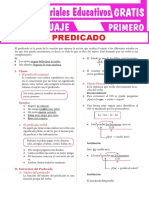 El Predicado para Primer Grado de Secundaria