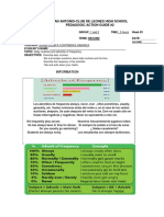 FREQUENCY ADVERBS - GUIDE FOR 7 - 3RD WEEK - 2nd Term PDF