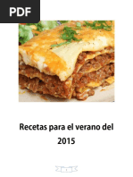 Recetas Varias 2015