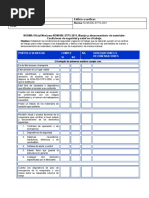 Nom 006 STPS Checklist