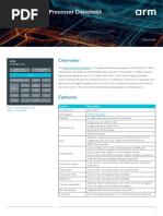 Arm Cortex M7 Processor Datasheet