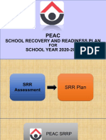 PEAC School Recovery and Readiness Plan by DR Desiree Terre