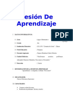 Sesion de Aprendizaje