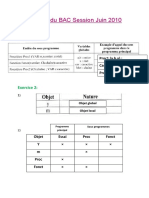 Examen Du BAC Session Juin 2010