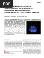 2015 Non Thermal Plasma Seeds Stimulation