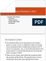 Invitation Business Letter