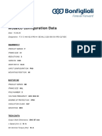 Mosaico Configuration Data: Gearbox F