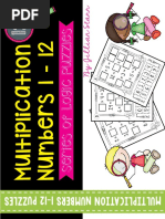 Multiplication Logic Puzzles