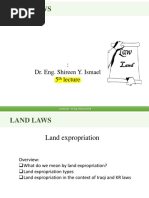 Land Laws:: Dr. Eng. Shireen Y. Ismael 5