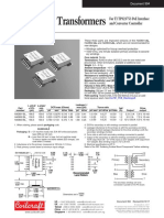 Flyback Transformers: For Ti Tps23753 Poe Interface and Converter Controller